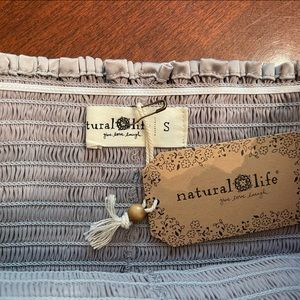 Natural Life Daisy skort size small Brand new NWT silver
